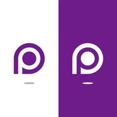 P letter logo icon vector template for corporate logo and business card design.