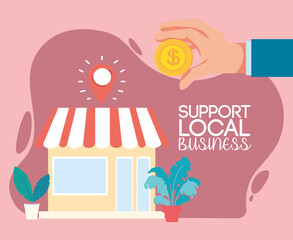 support of local businesses in the city