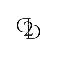 d2d letter original monogram logo design