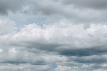 Fototapeta premium Beautiful cloudy sky. The clouds are thickening. The sky before the rain