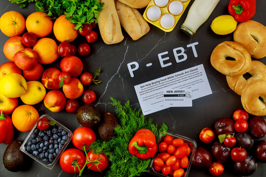 Pandemic-EBT card with bought food.