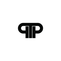 ptp letter original monogram logo design