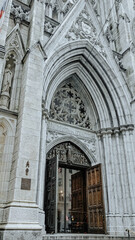 entrance to the cathedral