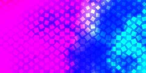 Light Pink, Blue vector background with rectangles. New abstract illustration with rectangular shapes. Design for your business promotion.