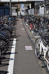 Obraz premium 自転車置き場