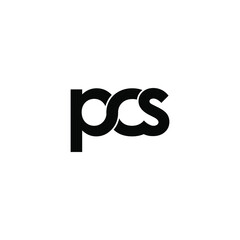pcs letter original monogram logo design