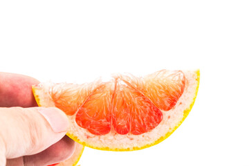Grapefruit isolated on white background