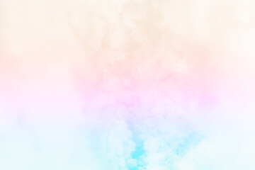 Cloud and sky with a pastel colored background and wallpaper, abstract sky background in sweet color.
