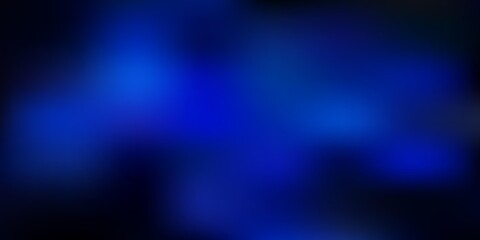 Dark blue vector gradient blur background.