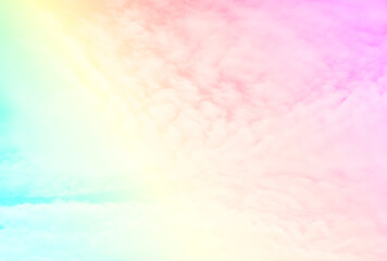 Cloud and sky with a pastel colored background and wallpaper, abstract sky background in sweet color.
