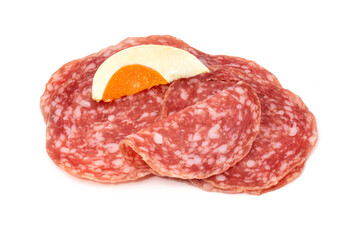 In Scheiben geschnittene, ungarische Salami