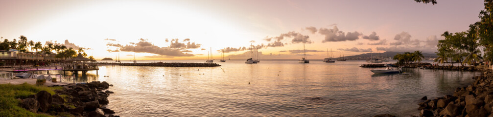 Summer Seascape The Caribbean Island