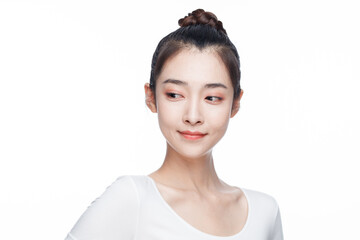 Portrait Of Beautiful Woman in Studio