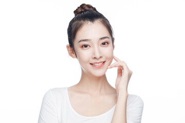 Portrait Of Beautiful Woman in Studio