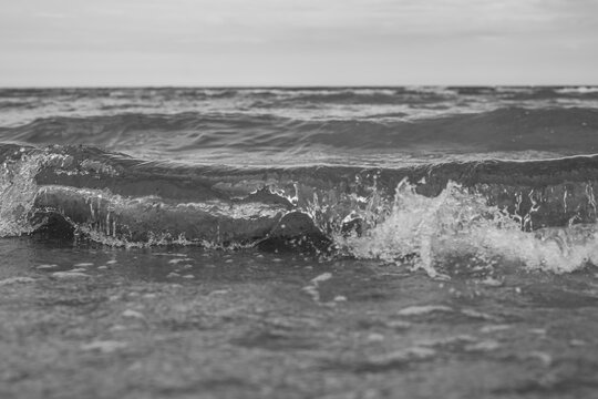 small waves at the beach © vartzbed