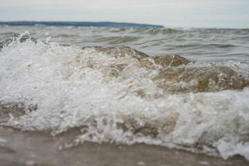 small waves at the beach