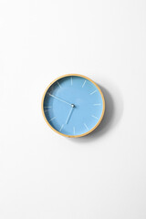 Simple clock on light background