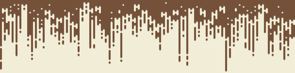 Abstract Rounded Color Lines halftone transition background illustration