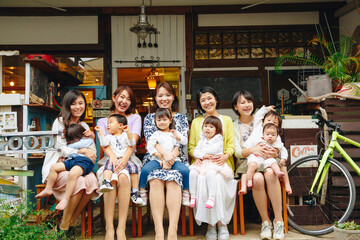 ママ会記念撮影