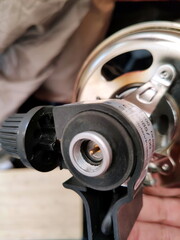 Closeup of a Gas cooker