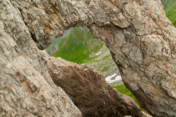 Dragons window rock formation