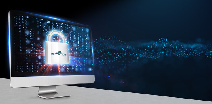 Cyber security data protection business technology privacy concept. Data protection.