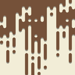 Abstract Rounded Color Lines halftone transition background illustration