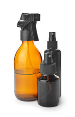 Hair sprays on white background