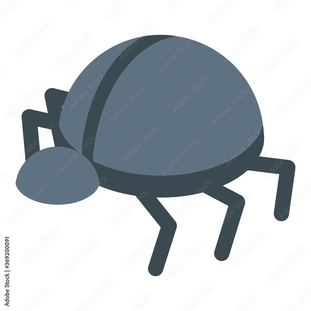 Poster personal information bug icon. isometric of personal information bug vector icon for web design isol