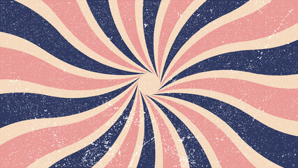 vector illustration retro grunge pink purple sunburst background