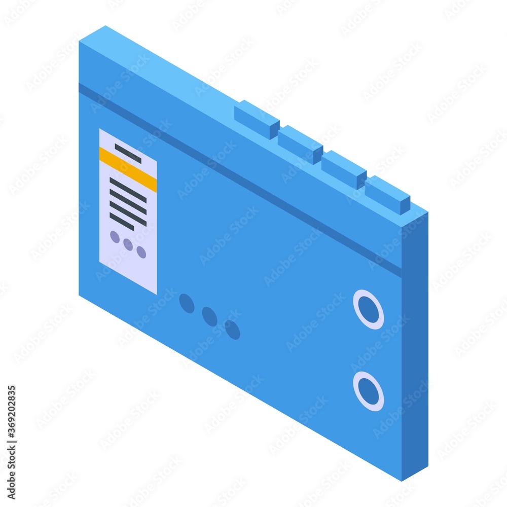 Poster storage document form icon. isometric of storage document form vector icon for web design isolated o