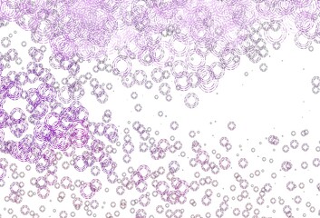 Light Purple vector backdrop with dots.