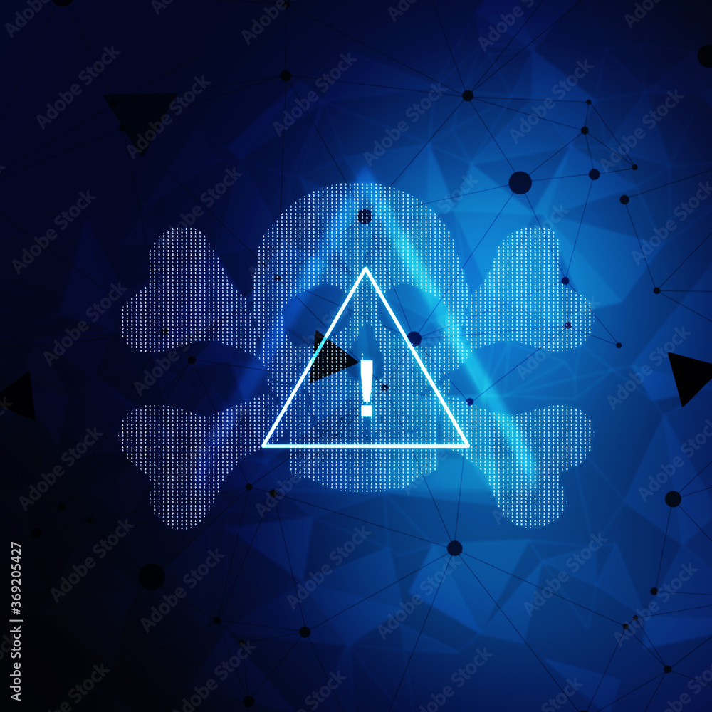 Poster 2d rendering exclamation mark