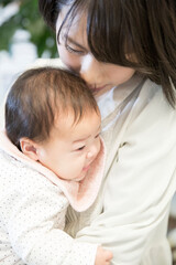 乳児と母親
