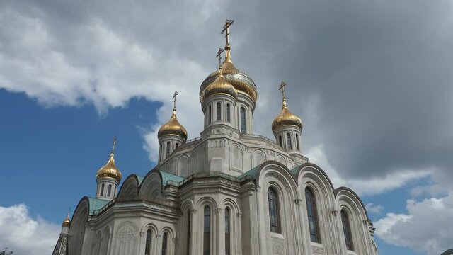 Sretensky Monastery, a christian orthodox church. New Martyrs and Confessors of the Russia cathedral.