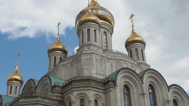 Sretensky Monastery, a christian orthodox church. New Martyrs and Confessors of the Russia cathedral.