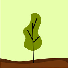 illustration of a green plant