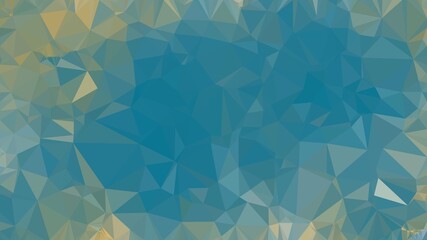 Fototapeta premium blue yellow geometric shape abstract background