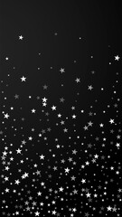 Random falling stars Christmas background. Subtle 