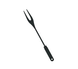 Barbecue fork icon. Barbecue tools vector