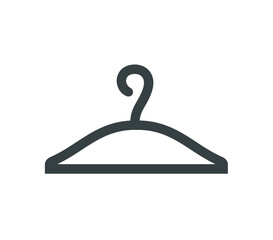 Cloth hanger icon. Hanger icon. 