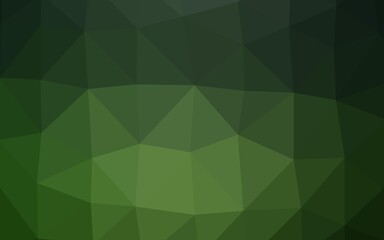 Obraz premium Dark Green vector abstract mosaic pattern. A vague abstract illustration with gradient. Elegant pattern for a brand book.