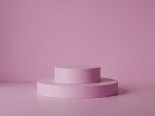 3d render of an abstract background, mock up scene minimal geometry podium for product display
