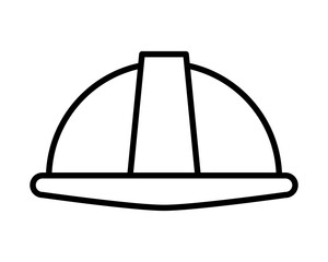 construction helmet tool isolated icon
