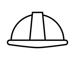 construction helmet tool isolated icon