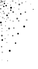 Scattered random black dots. Dark points dispersio