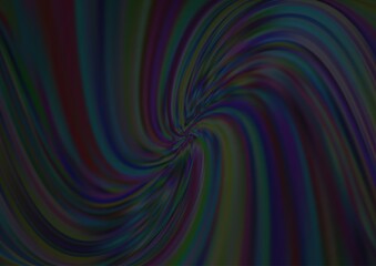 Dark Black vector pattern with lava shapes. Modern gradient abstract illustration with bandy lines. Textured wave pattern for backgrounds.