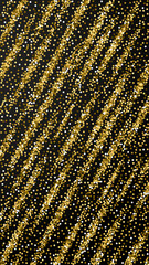 Round gold glitter luxury sparkling confetti. Scat