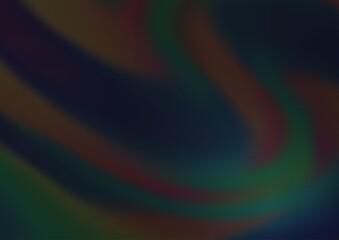 Dark Black vector blurred shine abstract background. Colorful illustration in abstract style with gradient. The elegant pattern for brand book.