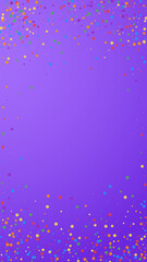Obraz premium Festive classy confetti. Celebration stars. Colorf
